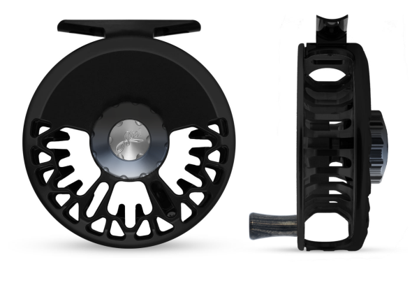 Abel Vaya Black Black Platinum Fade Drag Knob Fly Reel Abel Vaya Black Black Platinum Fade Drag Knob Fly Reel
